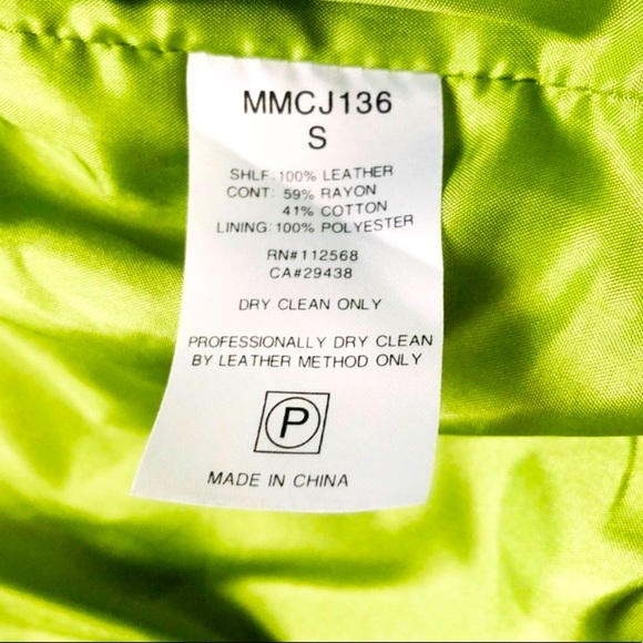 Real Leather MM Couture Crop Jacket—Buttery Soft - Great Condition! - Picture 6 of 8